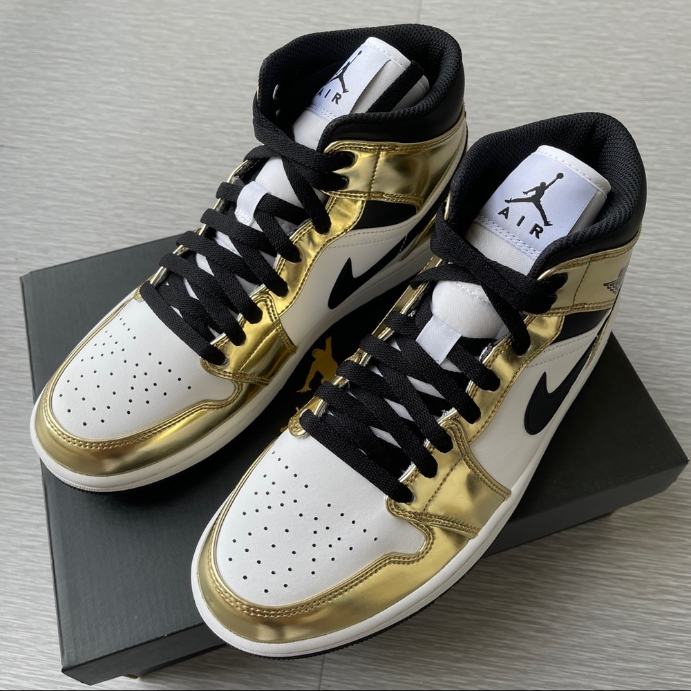Air Jordan 1 Mid Gold men’s sneakers - Picture 2 of 4